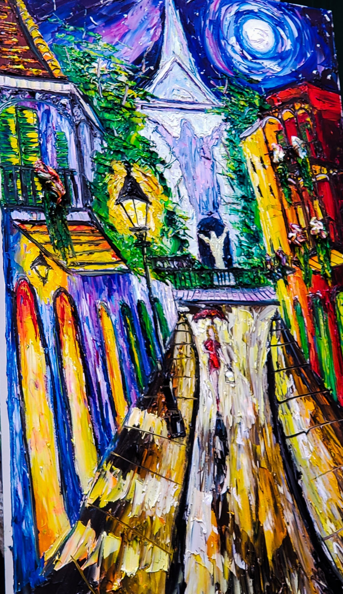 Pirate's Alley by Moonlight (Paper Print)